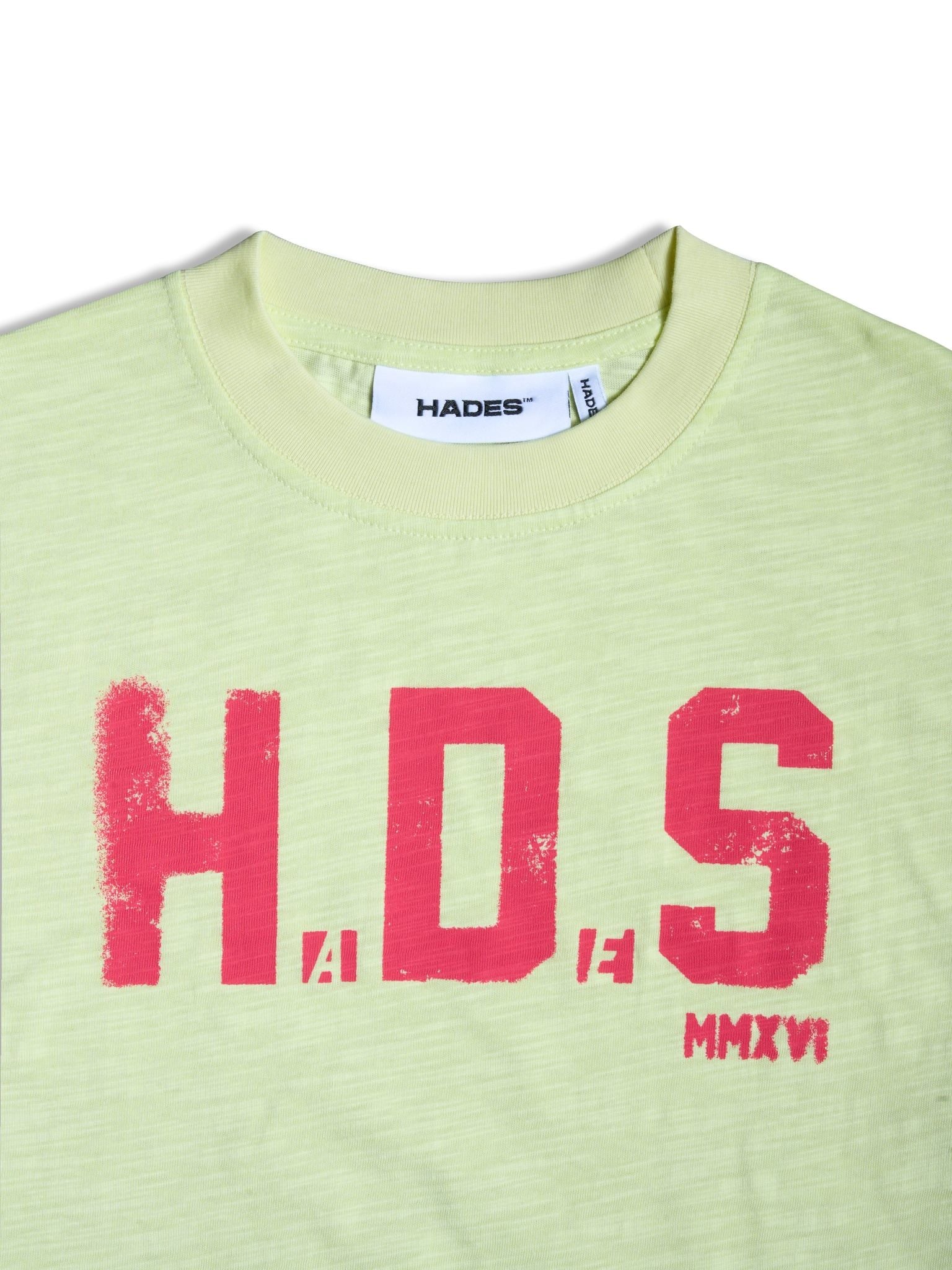 HADES ARCHIVE BABY TEE - LIME GREEN 