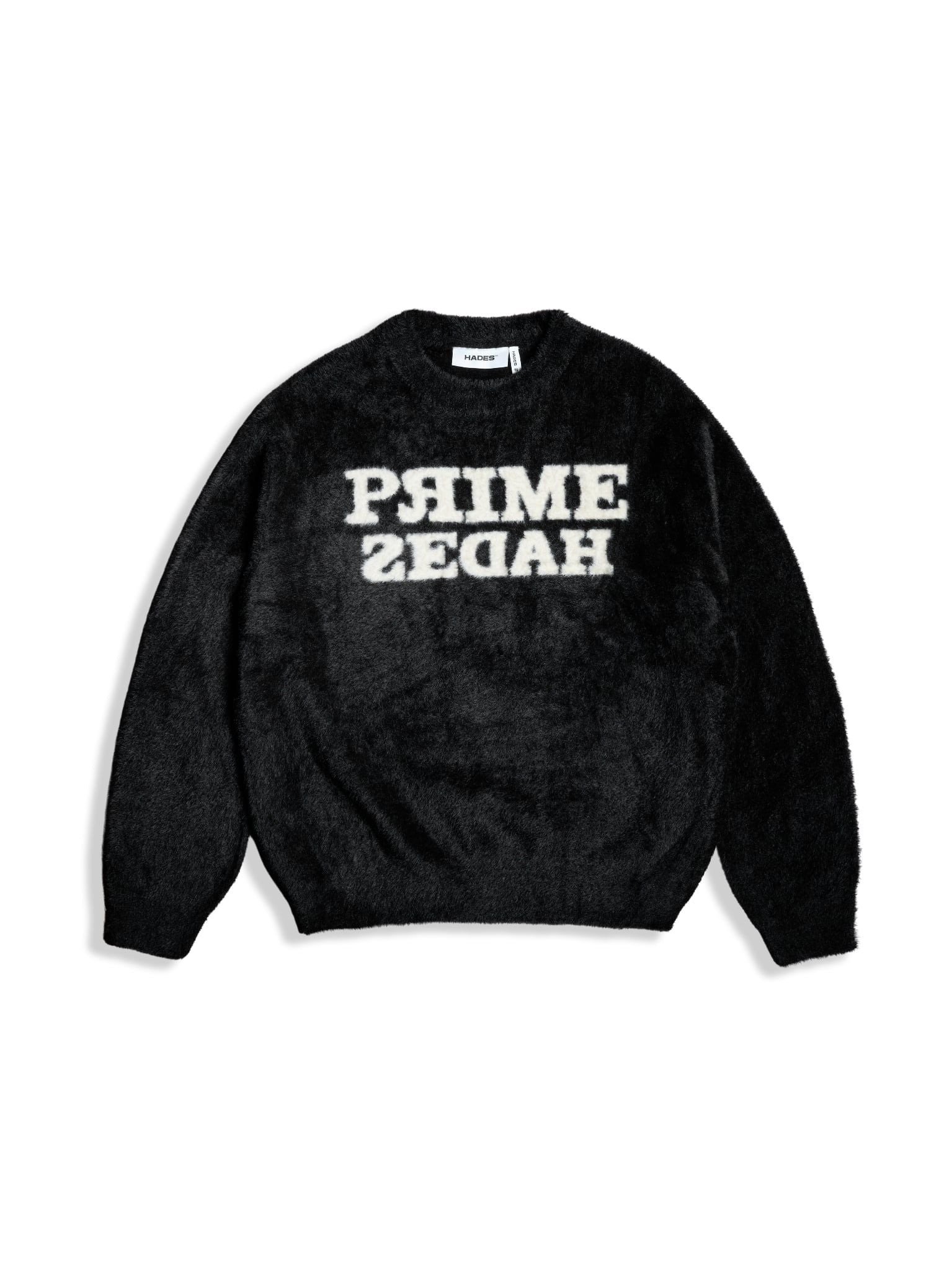  HADES MIRROR KNIT SWEATER - BLACK 