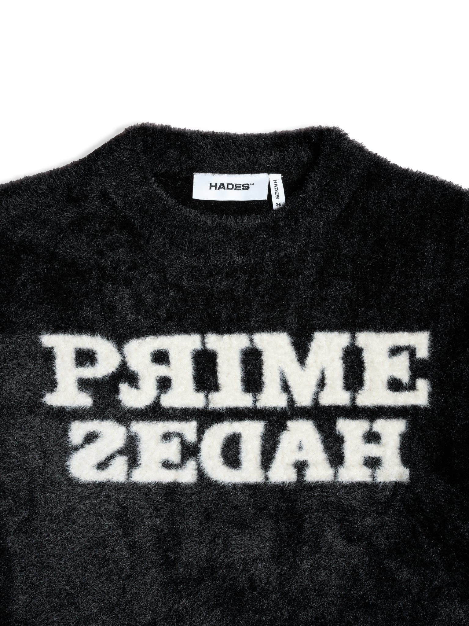  HADES MIRROR KNIT SWEATER - BLACK 