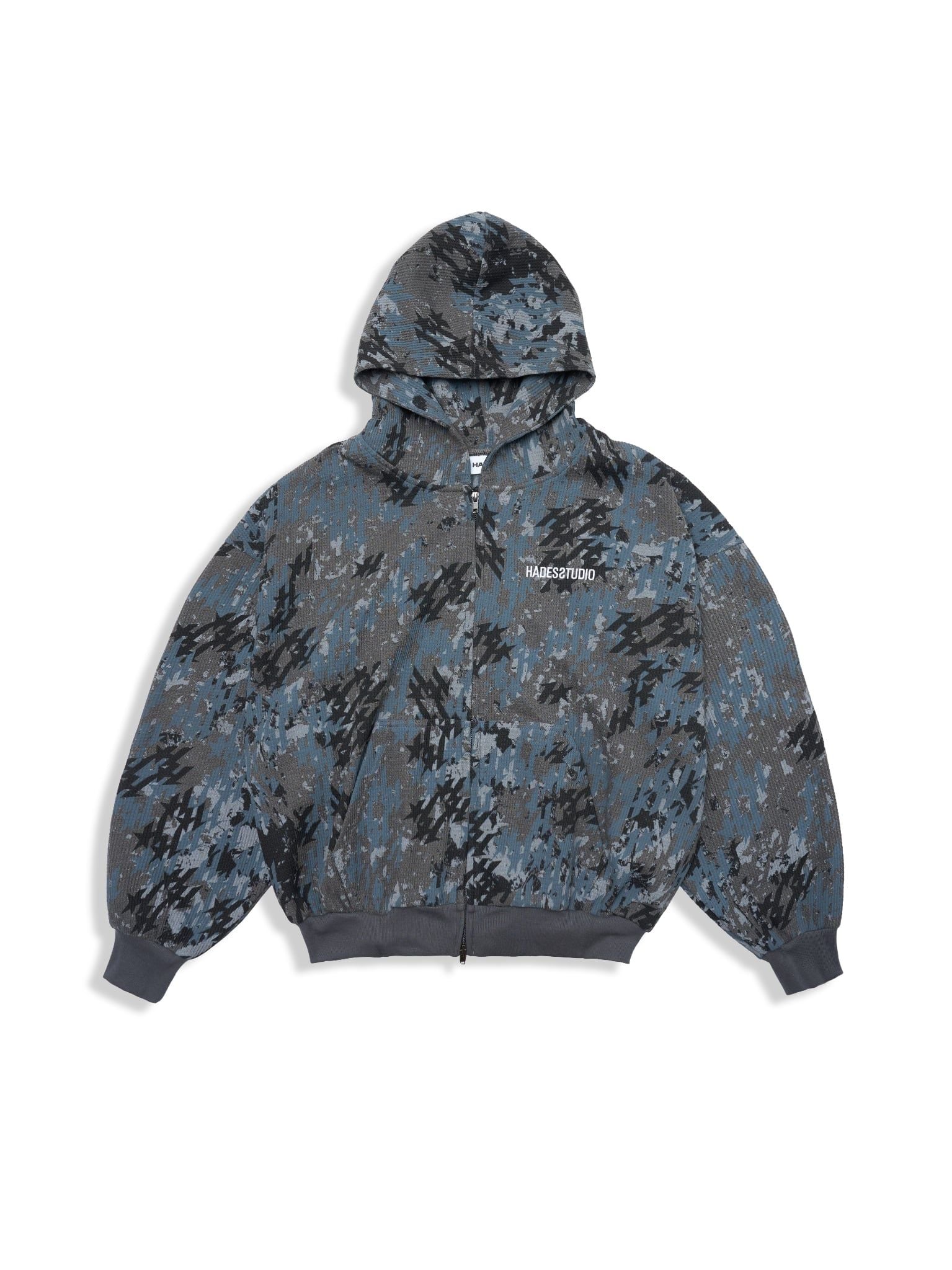  HADES STATIC NOISE ZIP HOODIE 