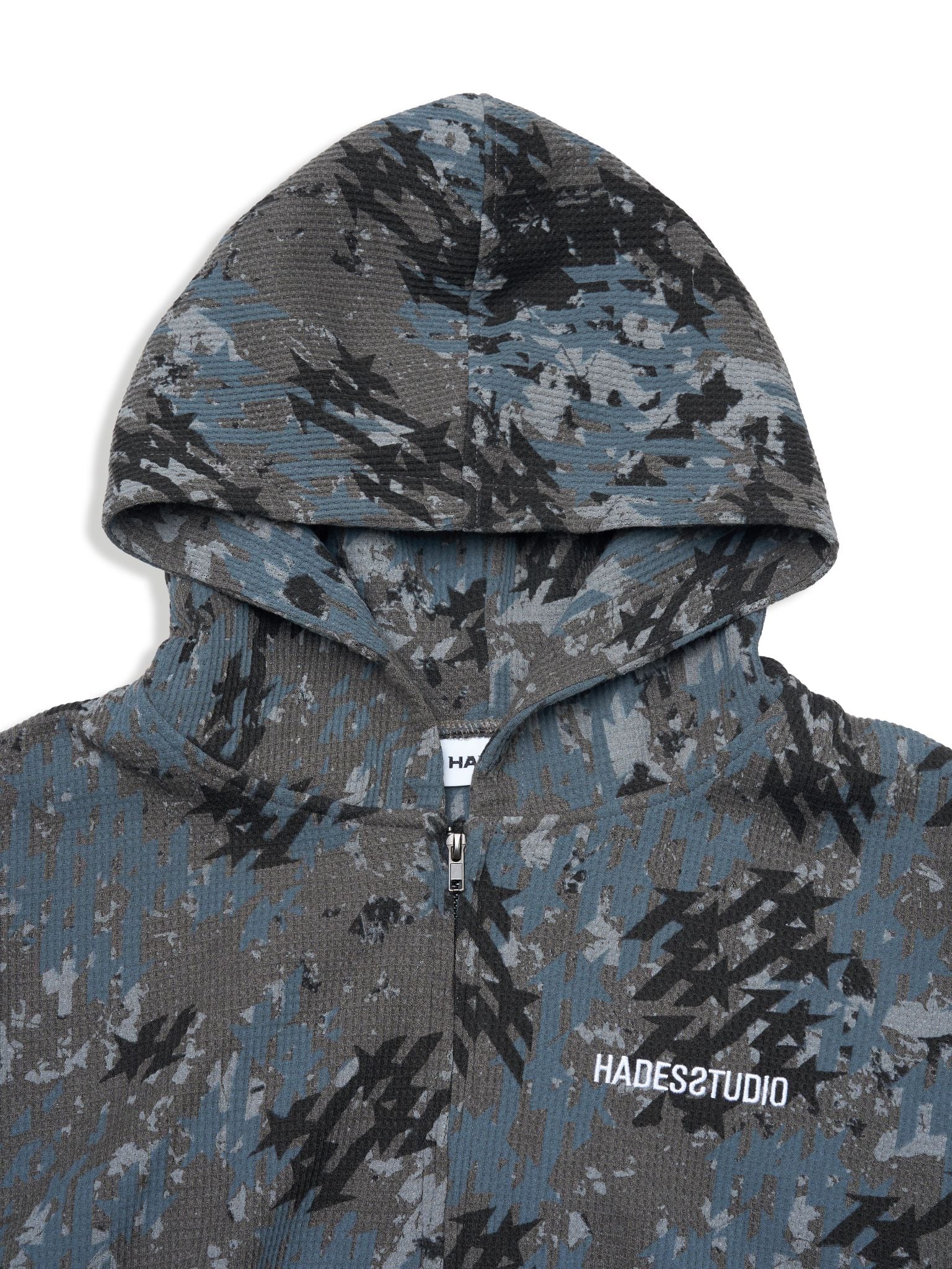  HADES STATIC NOISE ZIP HOODIE 