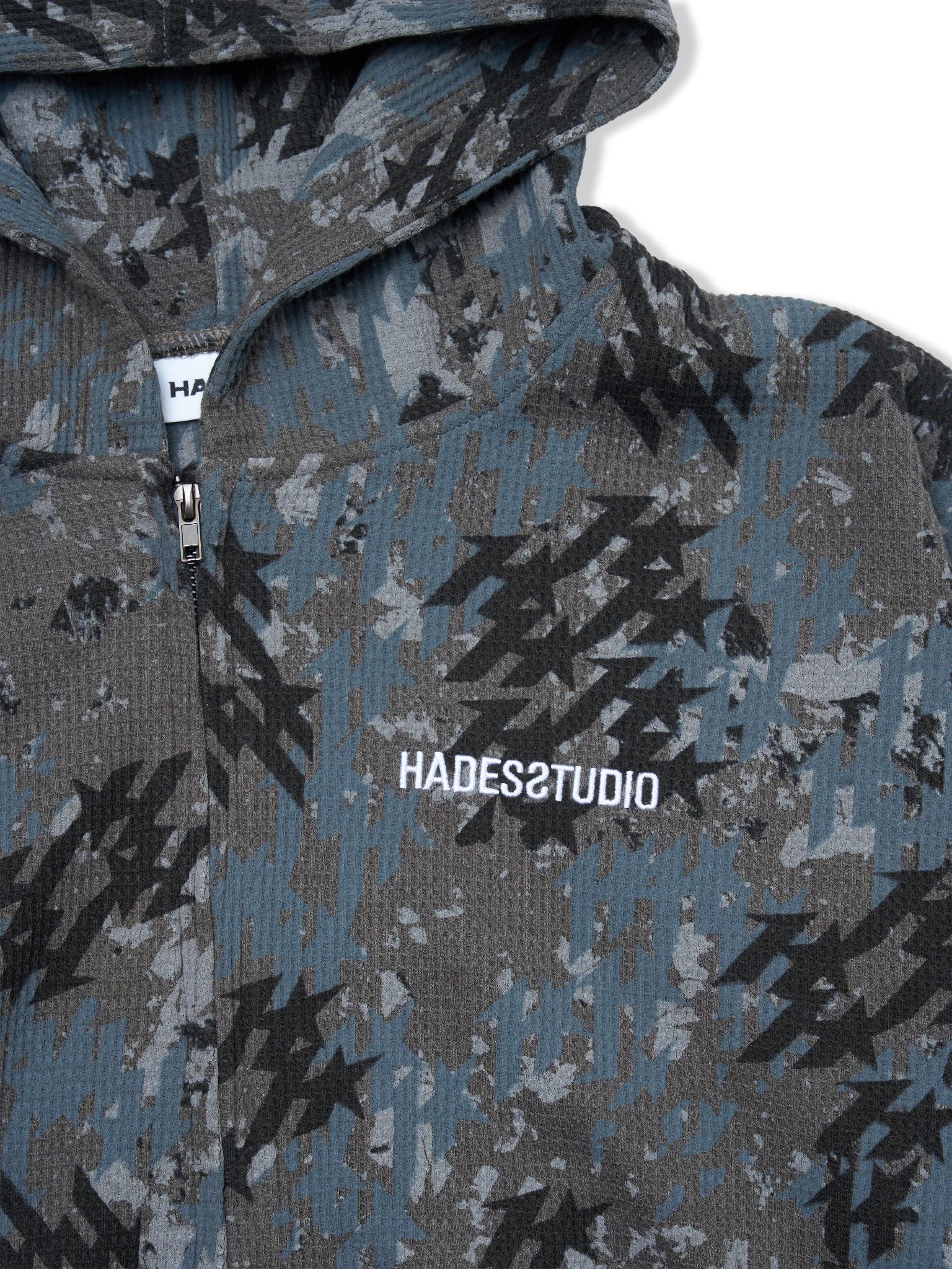  HADES STATIC NOISE ZIP HOODIE 