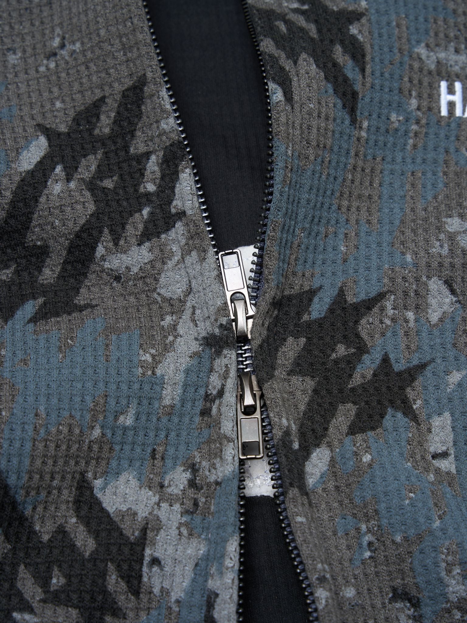  HADES STATIC NOISE ZIP HOODIE 