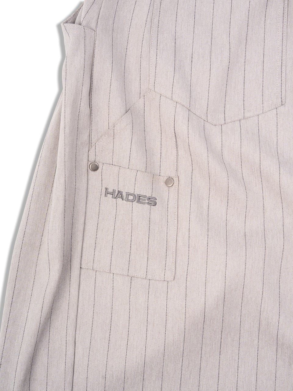  HADES BESTILO PINSTRIPE TROUSERS 
