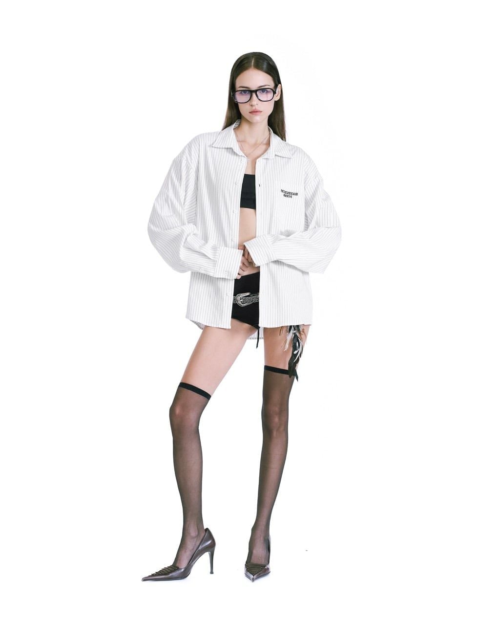  HADES STRIPPED POCKET SHIRT 