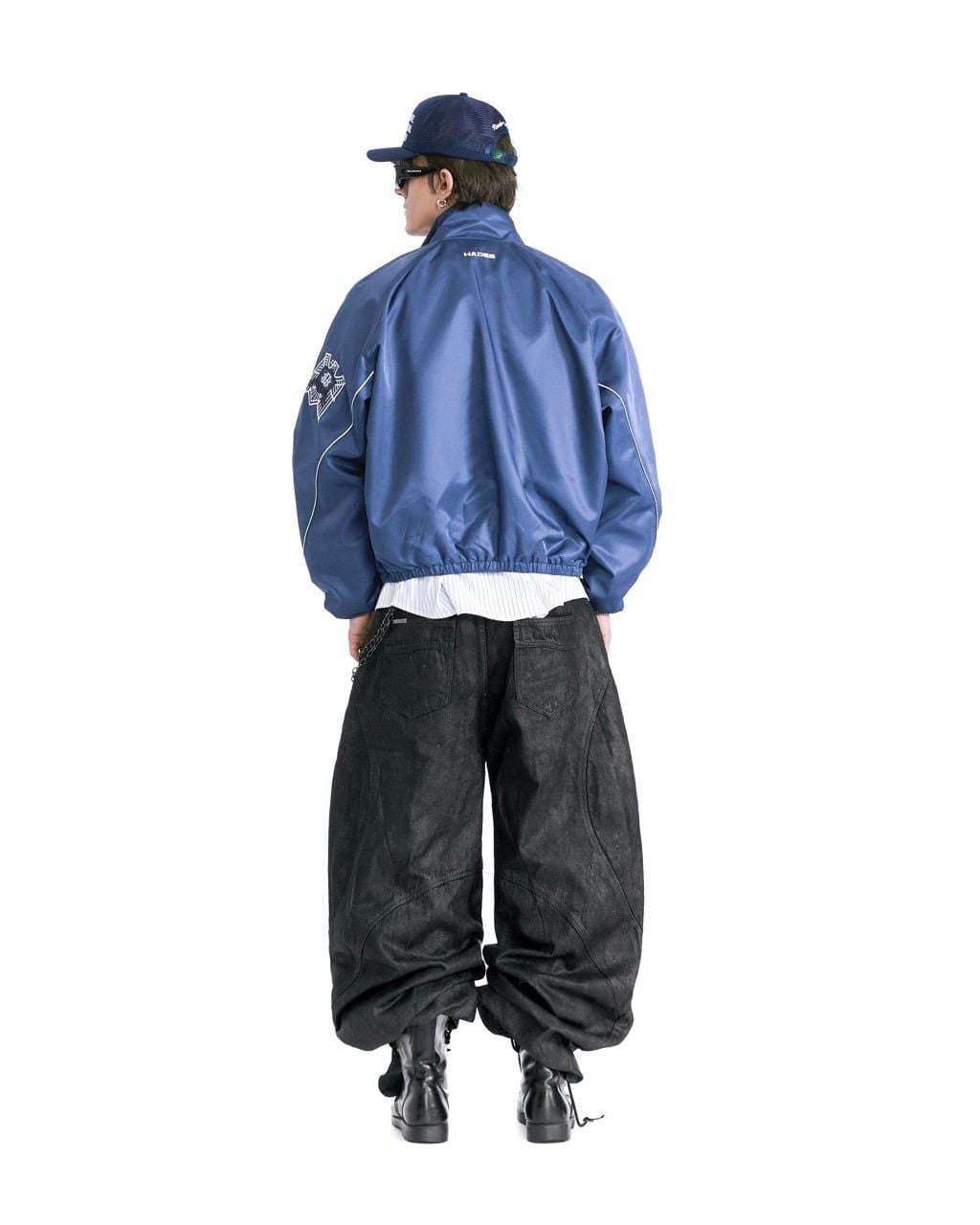  HADES TRANZIT TRACK JACKET - BLUE NAVY 