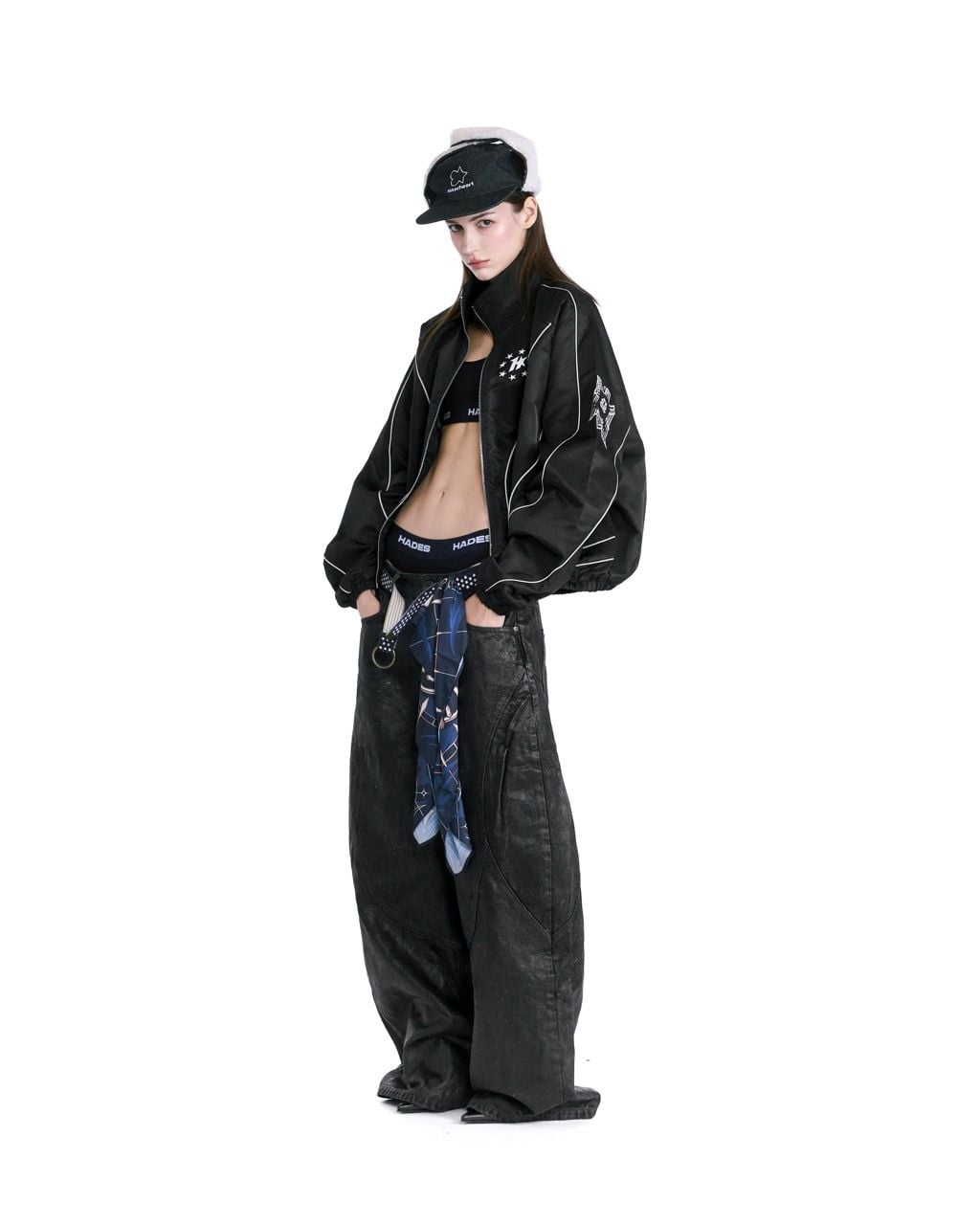  HADES TRANZIT TRACK JACKET - BLACK 