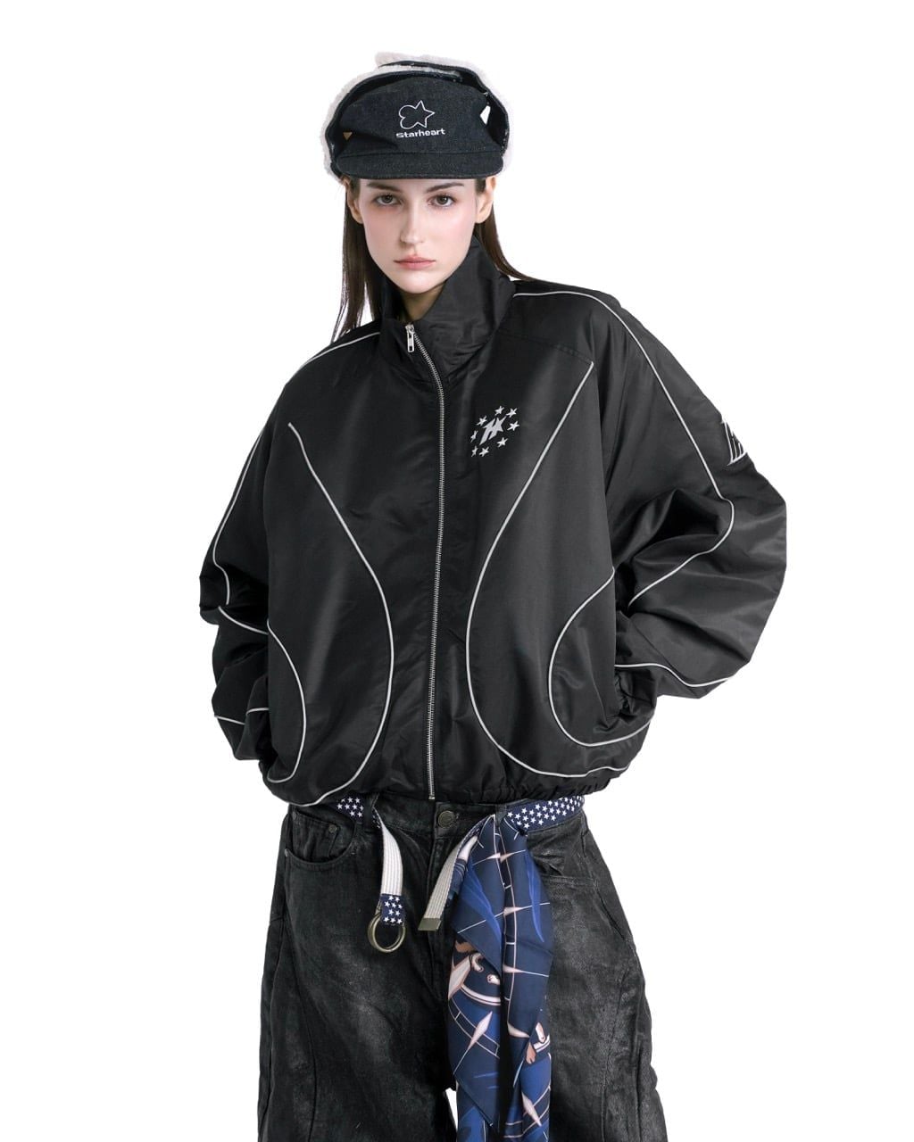  HADES TRANZIT TRACK JACKET - BLACK 