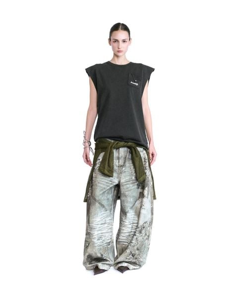  HADES STONEWASH TANK - BLACK 