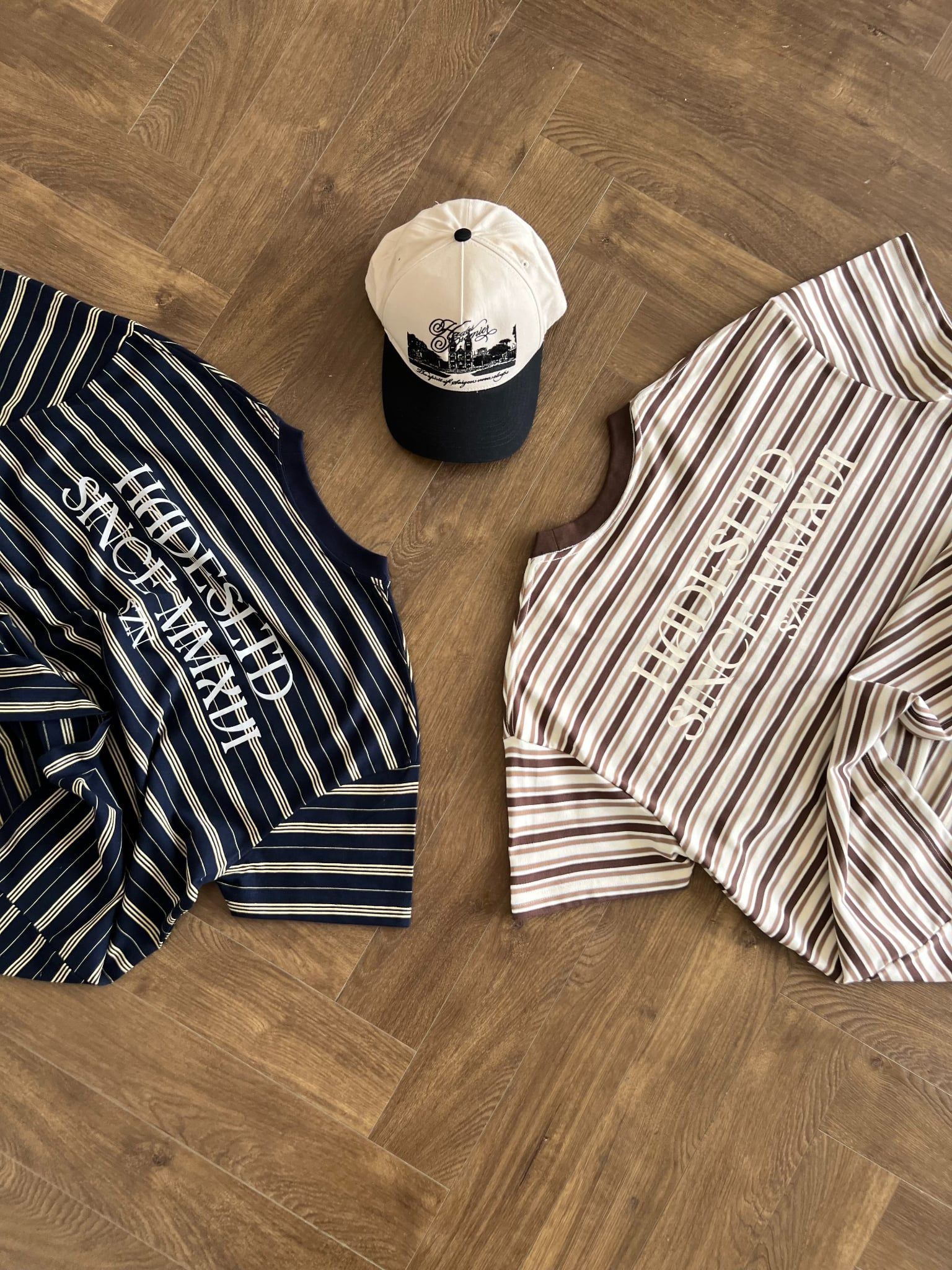  HADES TERRA STRIPE TEE - BROWN 