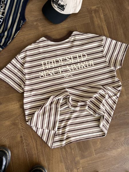  HADES TERRA STRIPE TEE - BROWN 