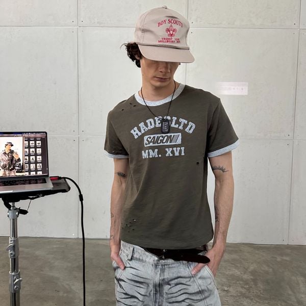  HADES CAMPUS CLASSIC TEE - MOSS GREEN 