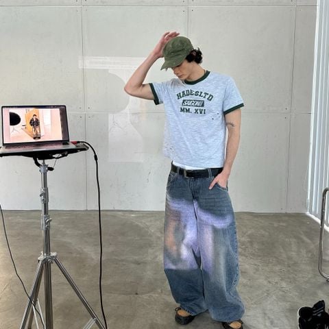  HADES CAMPUS CLASSIC TEE - MELANGE GREY 