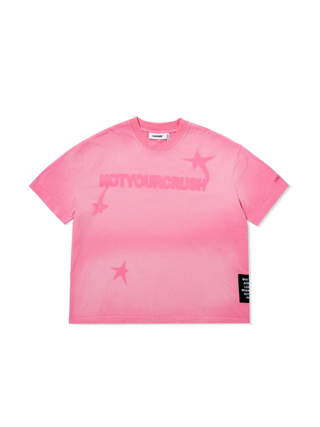  HADES NOTYOURCRUSH WASH TEE - PINK 