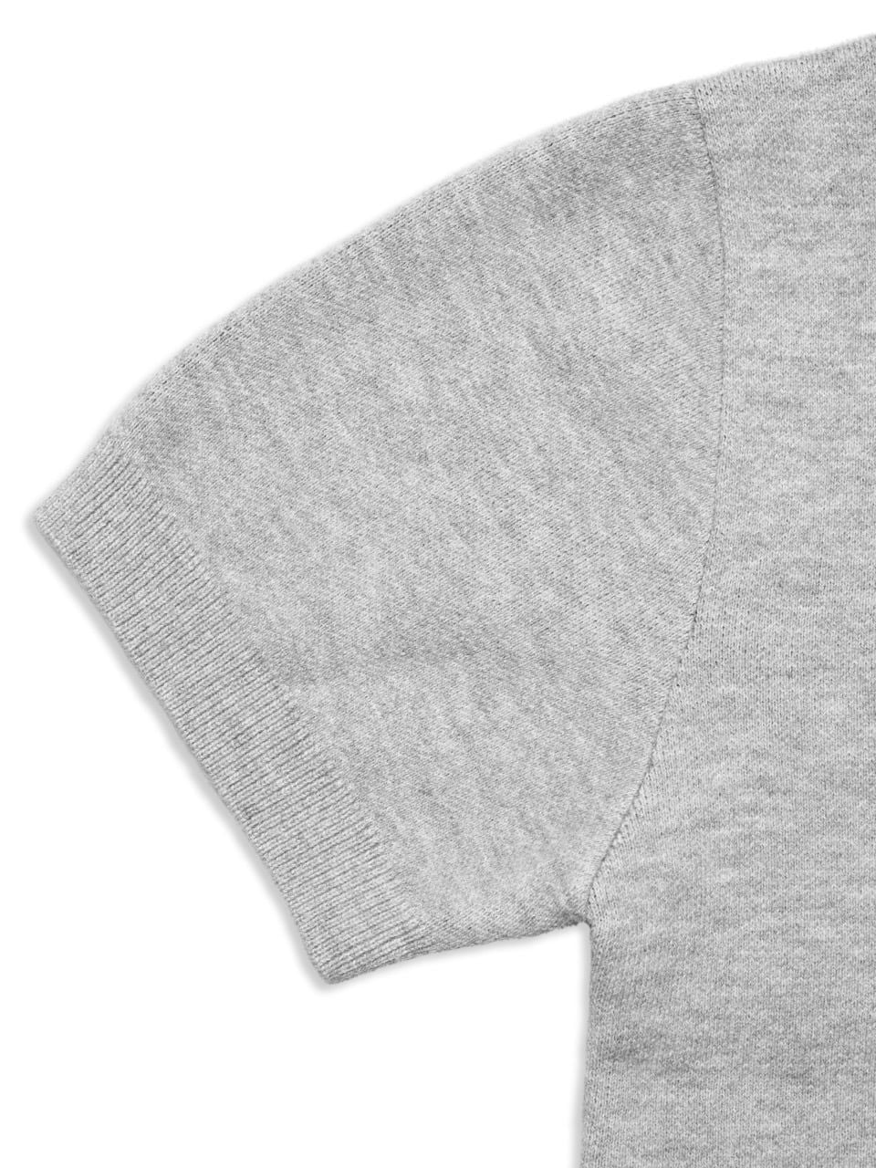  HADES STAMPED KNITTED TEE - GREY 