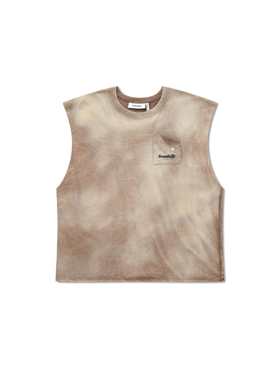  HADES STONEWASH TANK - BROWN 