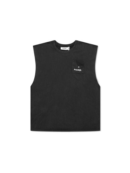  HADES STONEWASH TANK - BLACK 