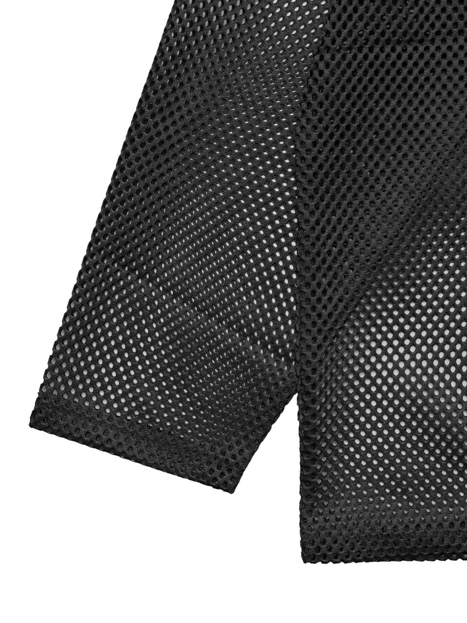  HADES LAUREL MESH LONGSLEEVE TEE - BLACK 