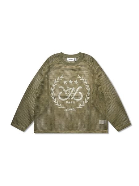  HADES LAUREL MESH LONGSLEEVE TEE - GREEN 