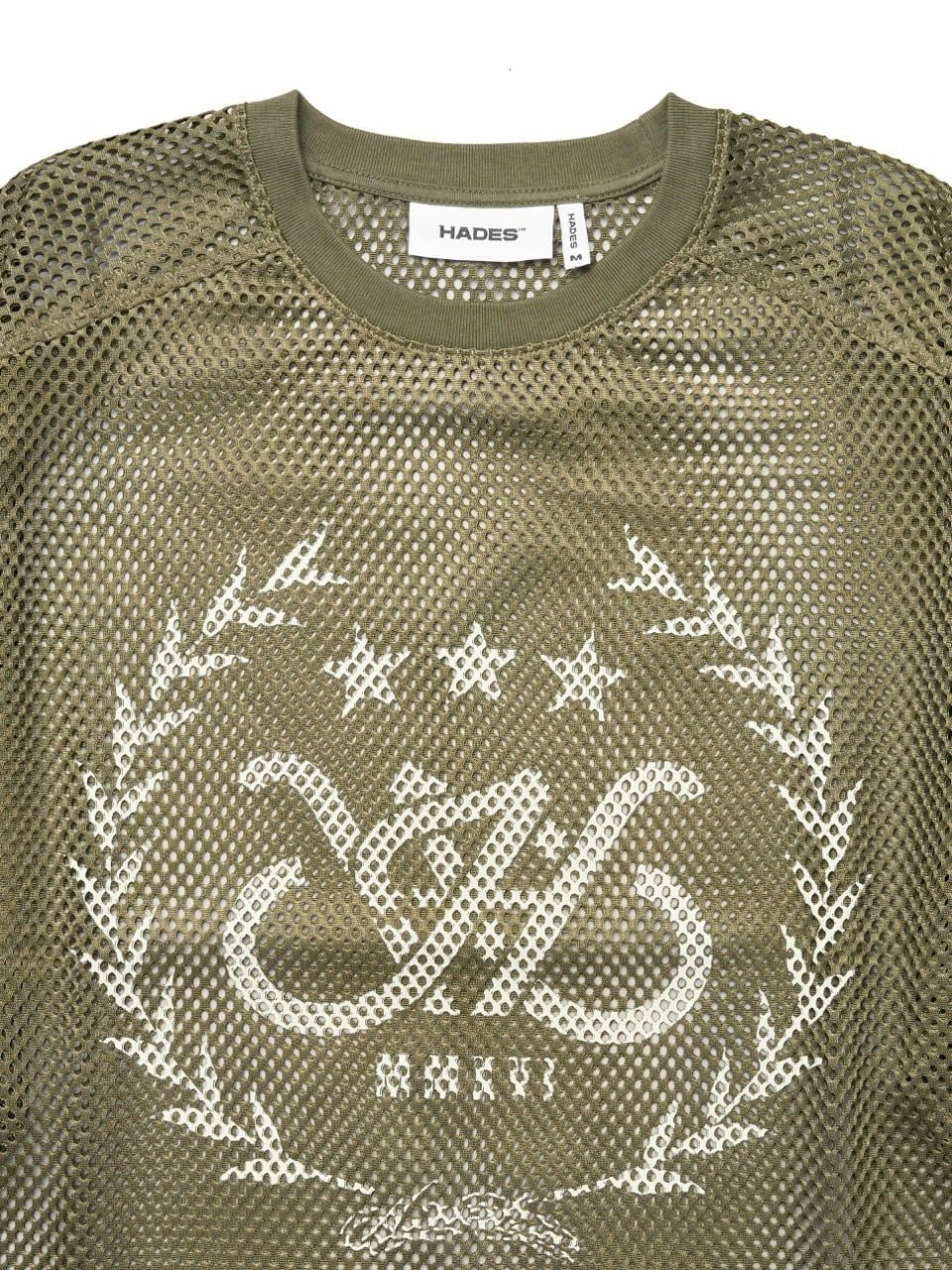  HADES LAUREL MESH LONGSLEEVE TEE - GREEN 