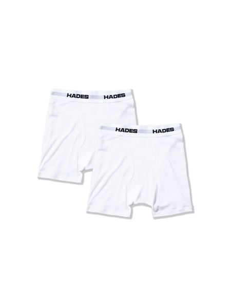  HADES STRETCHY BOXER - WHITE/PACK 