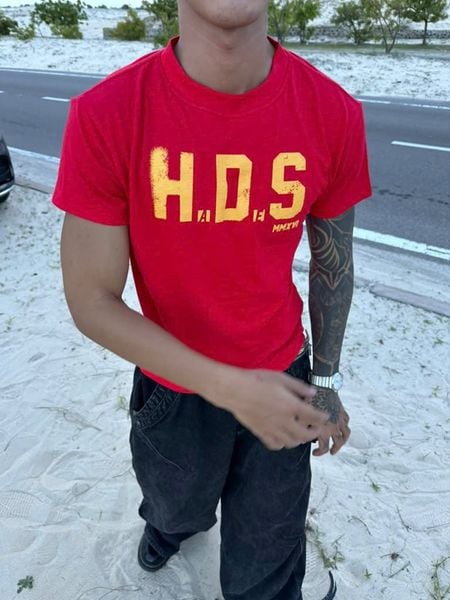  HADES ARCHIVE BABY TEE - RED 