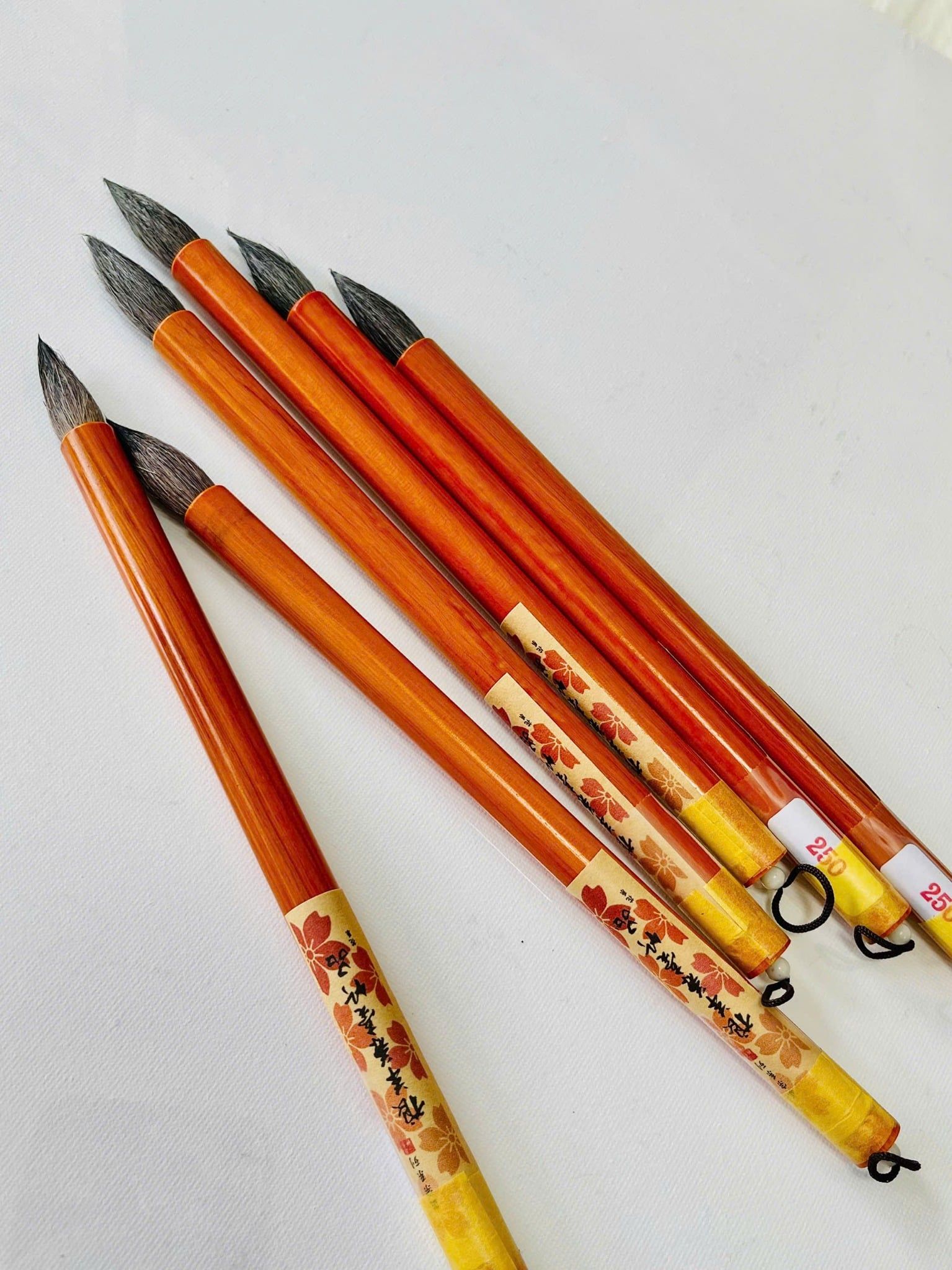 Bút lông thư pháp,vẽ tranh màu nước,vẽ tranh thủy mặc thanh trúc lông cừu cán cam