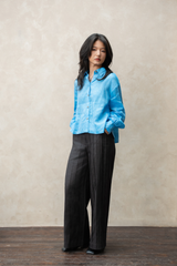 ASM đan nong sườn - Xanh Cyan - F