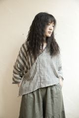 Kimono TETUA - Kẻ ghi - F