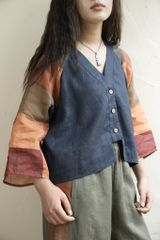 Áo kimono CATA - Navy - F