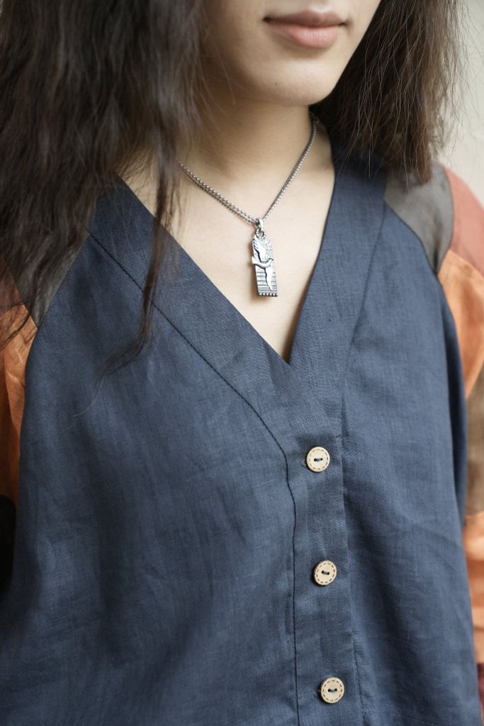 Áo kimono CATA - Navy - F