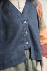 Áo kimono CATA - Navy - F