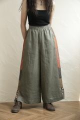 Quần đan lưới gấu - Rêu - F