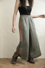 Quần đan lưới gấu - Rêu - F