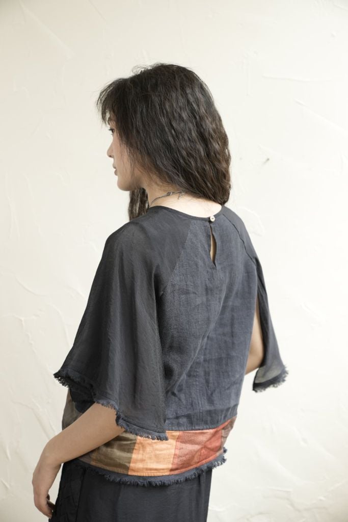Áo cánh tiên can gấu - Chàm - F