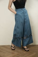 Quần đan nia - Xanh cổ vịt - F
