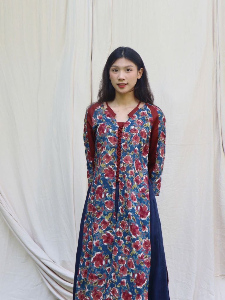 Áo dài CHIHA - Xanh dương