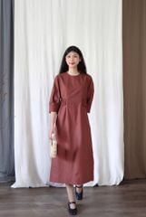 Váy DONA chun eo - Hồng vỏ đỗ