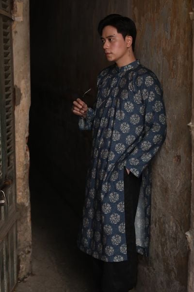 Áo dài nam - F - Hoạ tiết