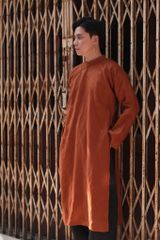 Áo dài nam - F - Cam