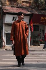 Áo dài nam - F - Cam