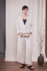 Áo kimono pha biên - Be - F