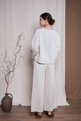 Áo kimono pha biên - Be - F