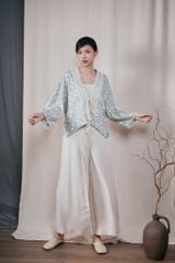 Áo kimono hoa chỉ F