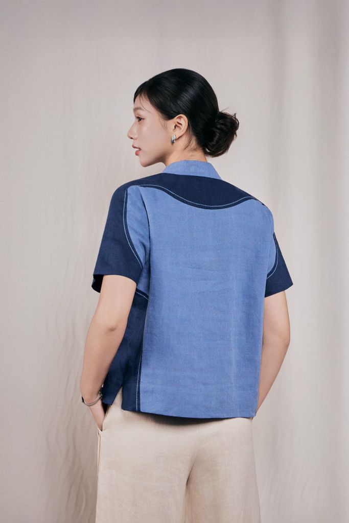 Áo sơ mi cổ đức VICO