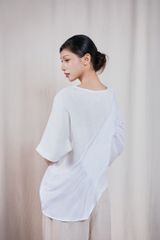 Áo thác đổ - Trắng - F