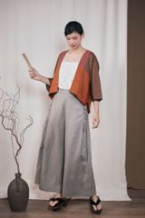 Quần đan dây hông - Ghi - F