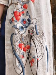 Áo dài thêu Yến Nhi - Be