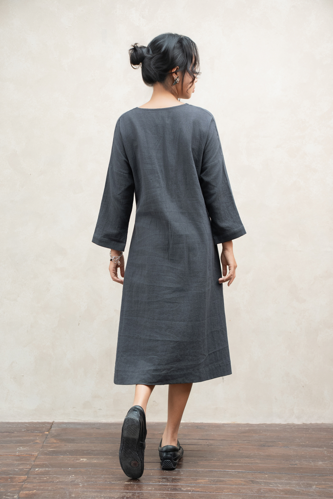 Váy 1 vạt - Grey - F