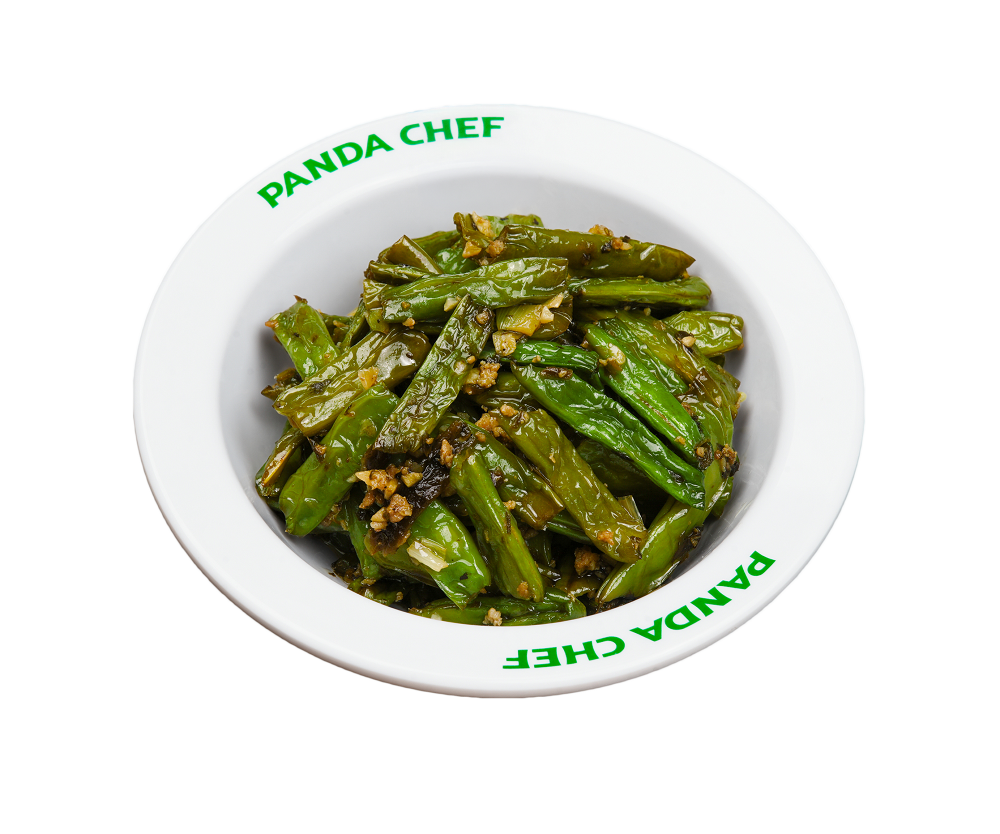  Đậu que xào olive thịt băm 